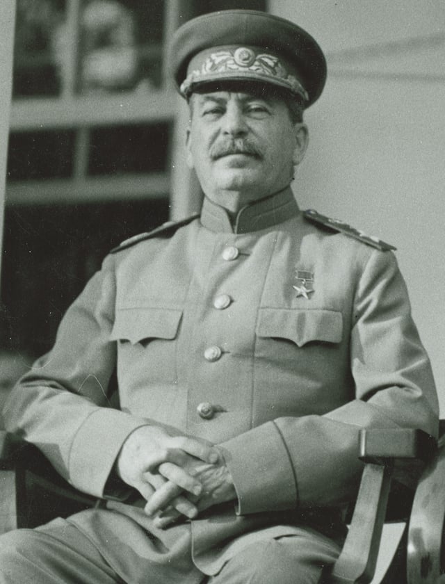 Joseph Stalin led the Soviet Union during World War II.