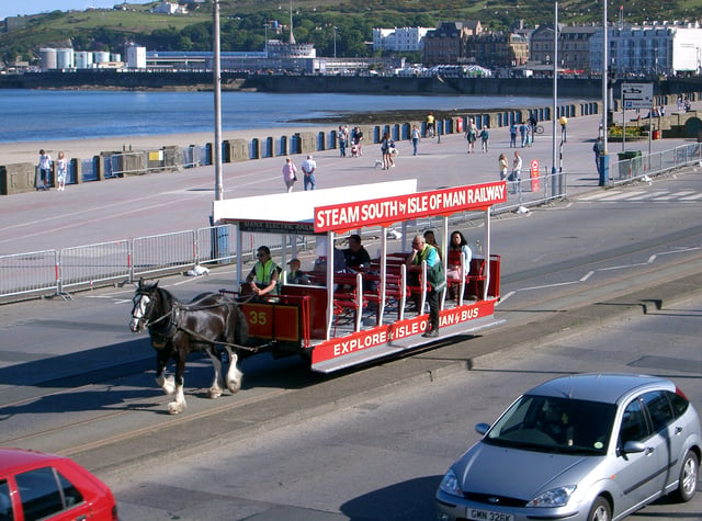 The Douglas Bay Horse Tramway in Douglas, Isle of Man was still operating as of 2017