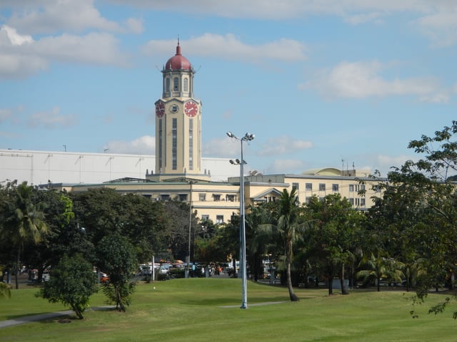 Manila City Hall, the seat of city government.