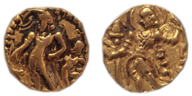 Gold coins of Chandragupta II.