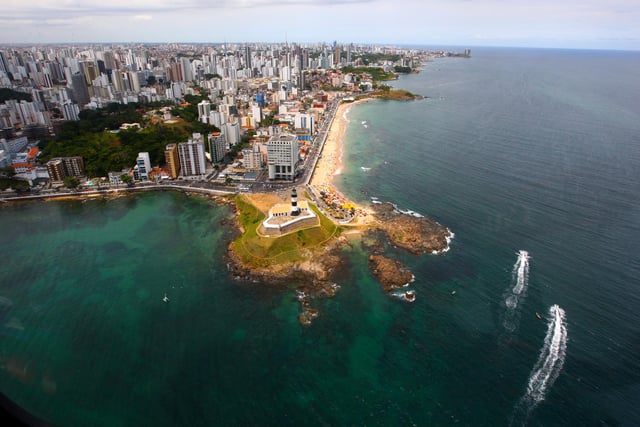 All Saints Bay and Atlantic Ocean in Barra neighborhood