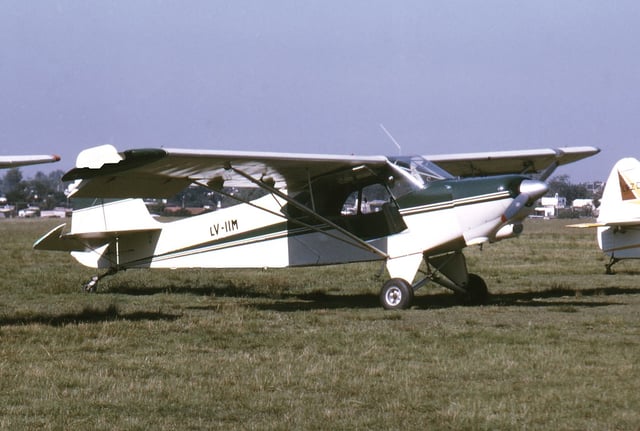 IA 46 ‘’Super Ranquel’’ at San Justo airfield (Buenos Aires), April 1975