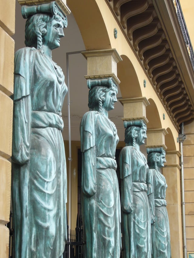 Caryatids at the Winkel van Sinkel