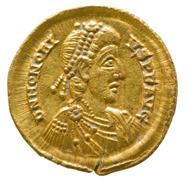 Solidus of Emperor Honorius