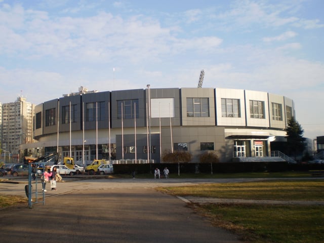 Čair Sports Center hosted the group stage of 2012 European Men's Handball Championship.