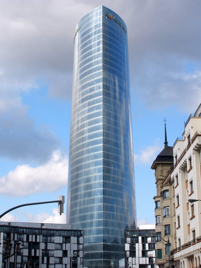 Iberdrola Tower, headquarters of Iberdrola, in Bilbao.