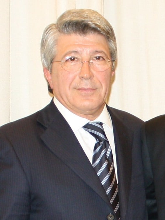 Enrique Cerezo, current president of Atlético