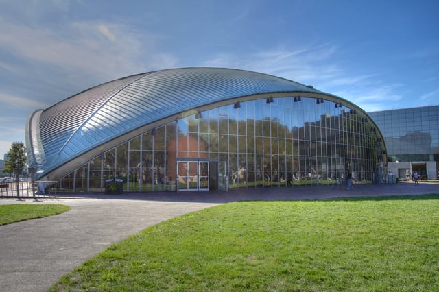 Eero Saarinen's Kresge Auditorium (1955) is a classic example of post-war architecture