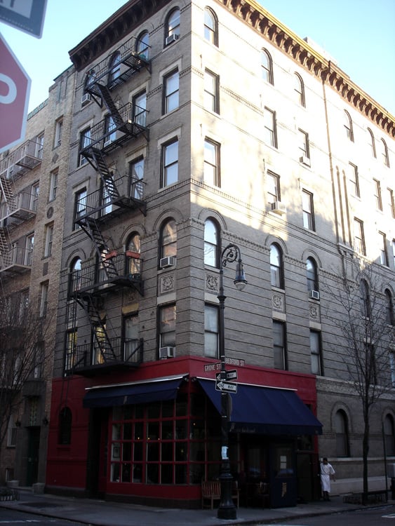 90 Bedford Street, used for establishing shot in Friends