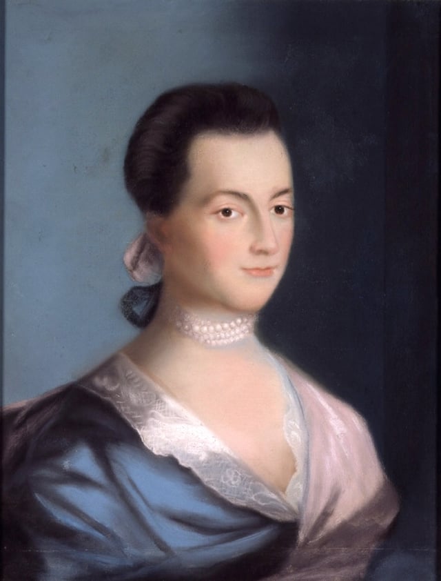 Abigail Smith Adams – 1766 Portrait by Benjamin Blyth