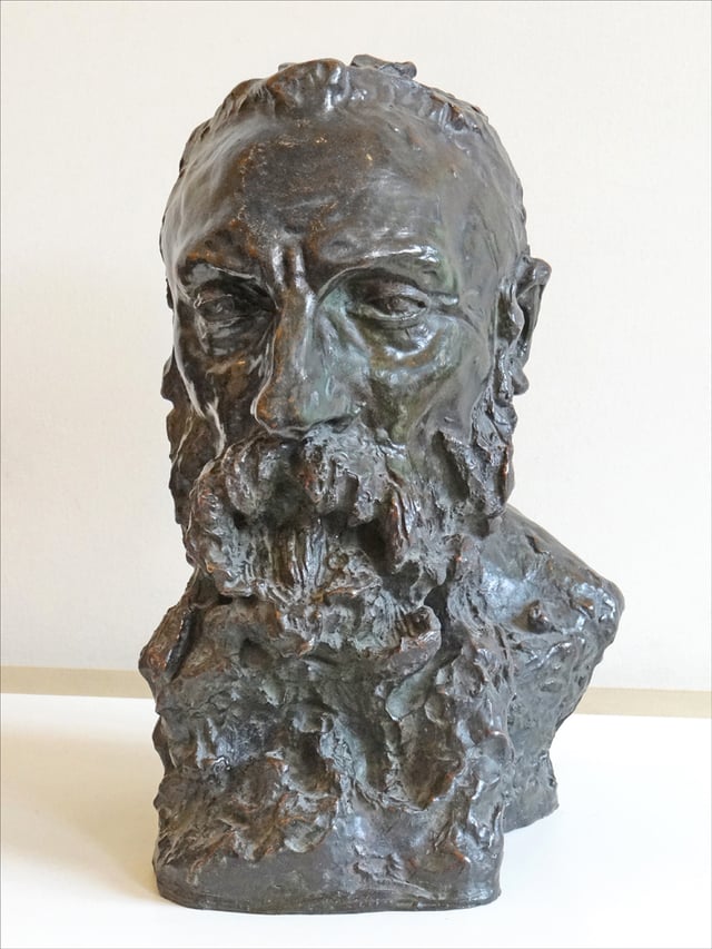 Bust of Rodin (1888-89) by Camille Claudel