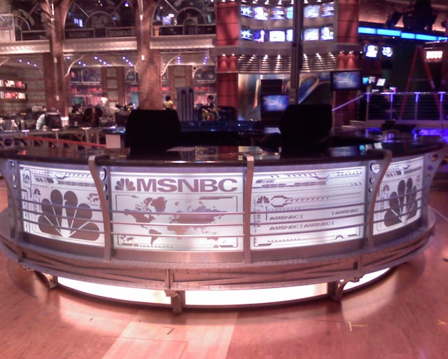 MSNBC位於美國紐澤西州的舊攝影佈景。