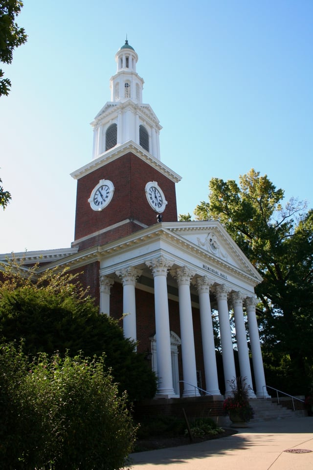 Memorial Hall is the most frequently photographed building at the University of Kentucky.