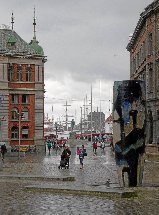 Bergen on a rainy day