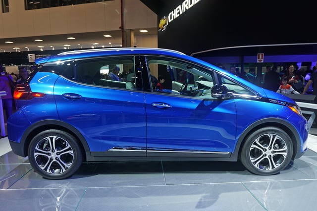 The Chevrolet Bolt EV was released in California by late 2016