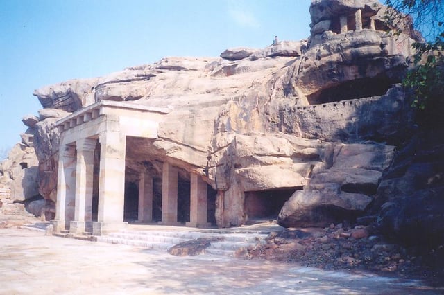 Hathigumpha on the Udayagiri Hills built in c. 150 BCE