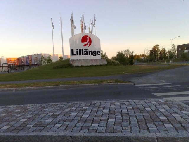 Lillänge is an external shopping centre in Östersund