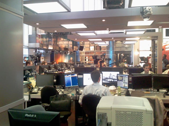 MSNBC目前位於紐約市的總部攝影棚。
