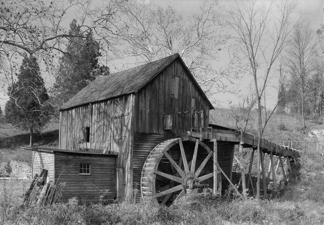 Piney Branch Mill, southeast of Fairfax city, Historic American Buildings Survey