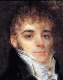 Bolívar at the age of 20 years.