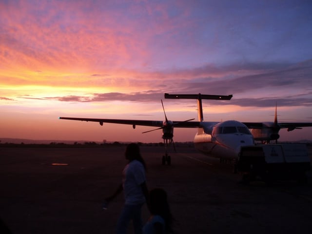 Sunrise at Moi International Airport