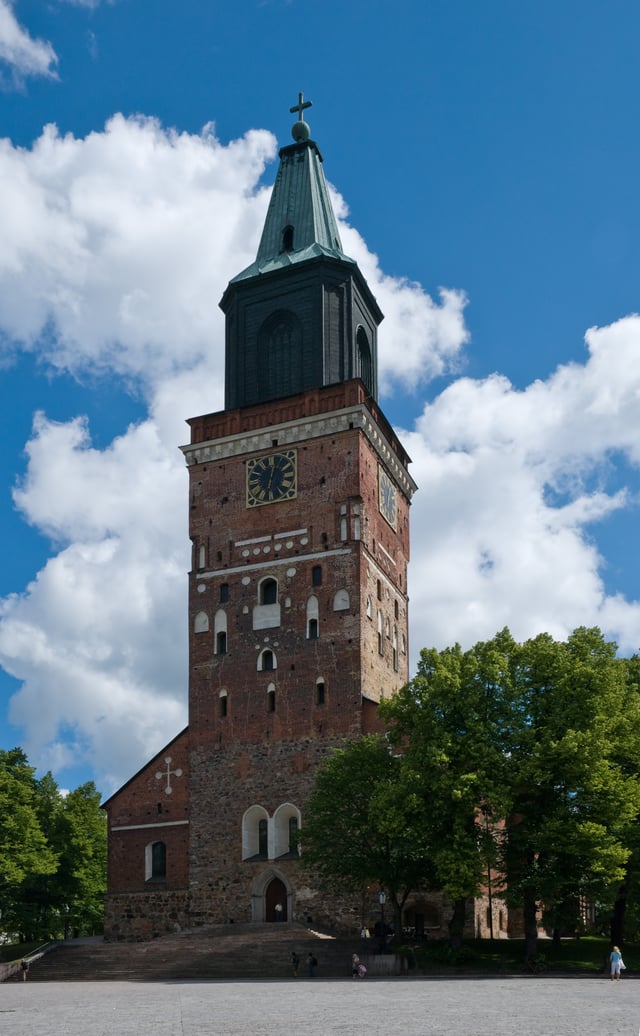 Turku Cathedral, one of the most notable historical buildings in Finland.