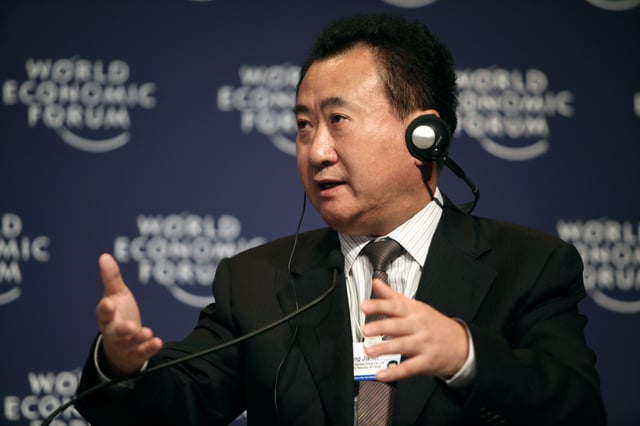 Wang Jianlin, Chairman of the Dalian Wanda Group, at the 2009 Annual Meeting of the New Champions in Dalian