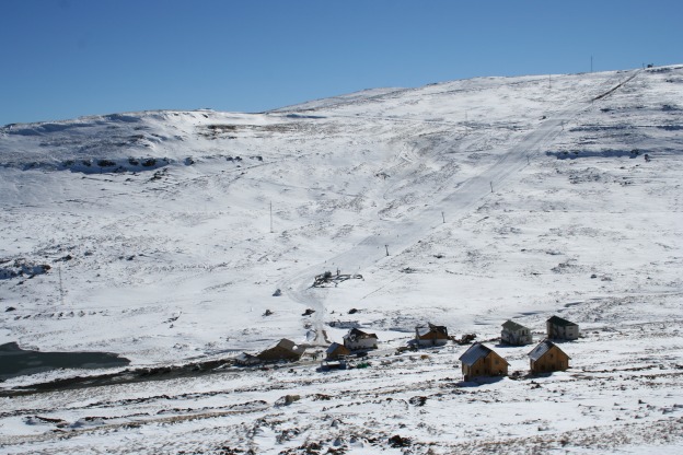 The Afriski resort in the Maloti Mountains of Lesotho