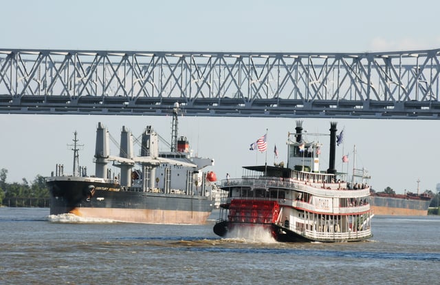 The steamboat Natchez operates out of New Orleans