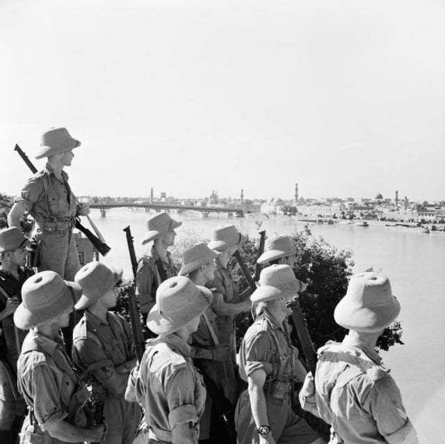 British troops in Baghdad, June 1941.