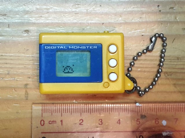 Virtual pet model distributed on the Japanese market by Bandai, that allowed the popularization of Digimon in Japan. It sold 13 million units in Japan and 1 million overseas, up until March 2004.