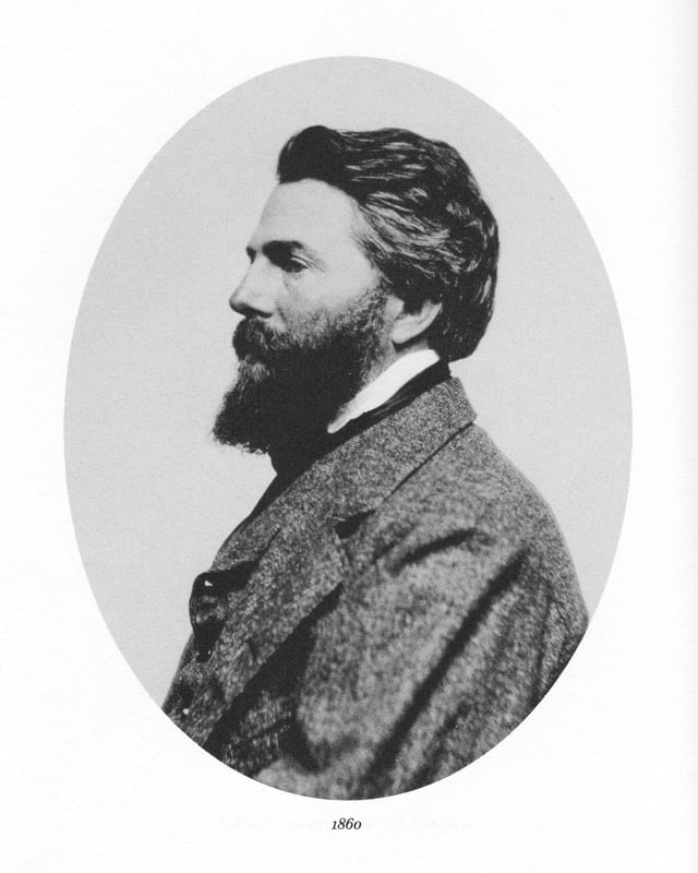 Herman Melville, 1860