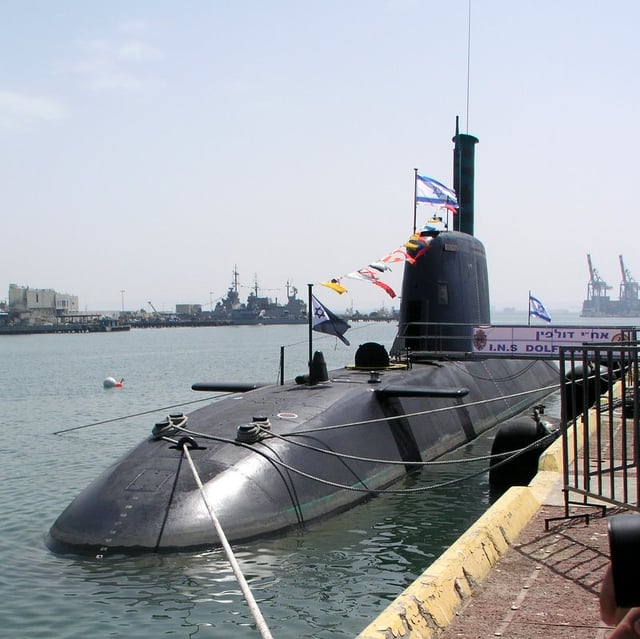 A German-made Dolphin class submarine