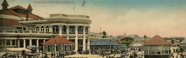 Long Beach boardwalk, 1907