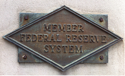Plaque marking a bank as a member