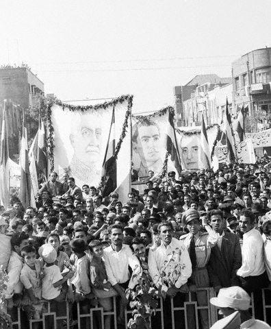 Pro Shah demonstration, 1954