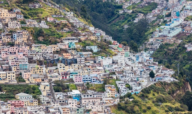 the hills around Quito.