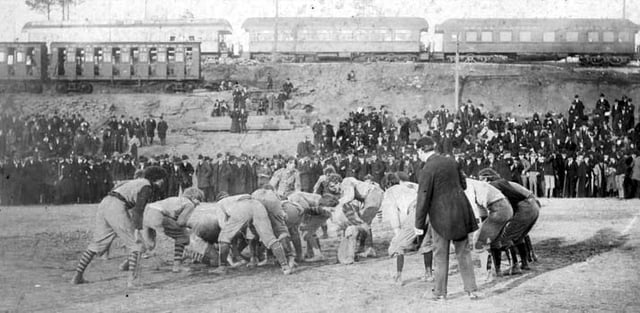 1895 football game between Auburn and Georgia