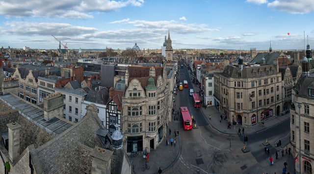 View from Carfax Tower