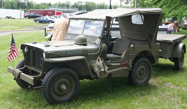 1942 Willys MB slat grille.