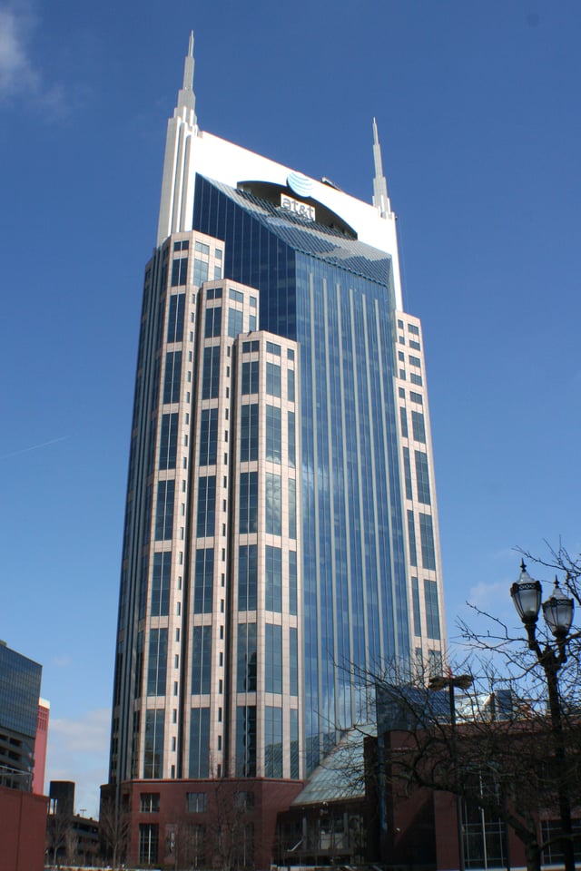 AT&T Building, the tallest building in Tennessee