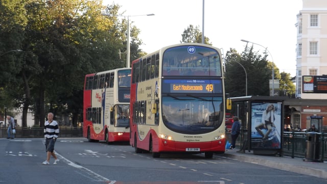 A Brighton & Hove bus service to East Moulsecoomb