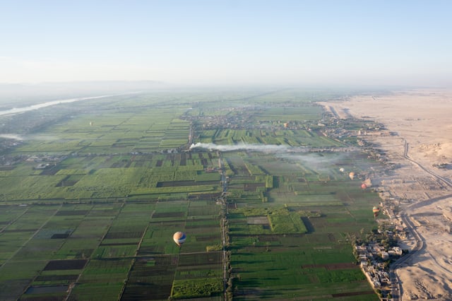 Nile valley near Luxor.
