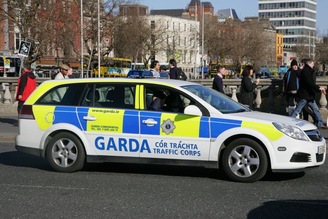 Garda Traffic Corps car