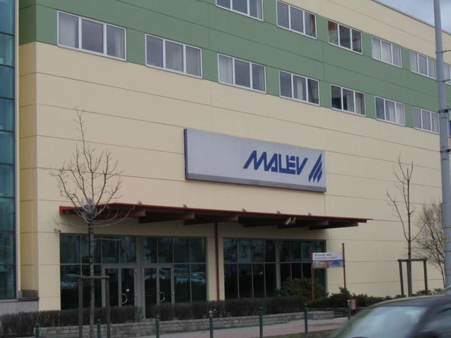 Malév's head office at Lurdy House