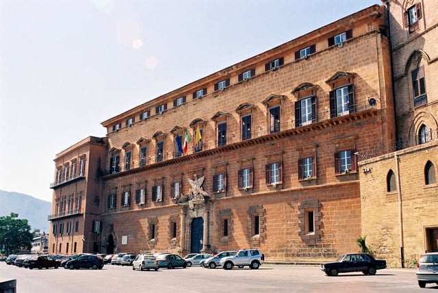 Palazzo dei Normanni, seat of the Sicilian Regional Assembly.