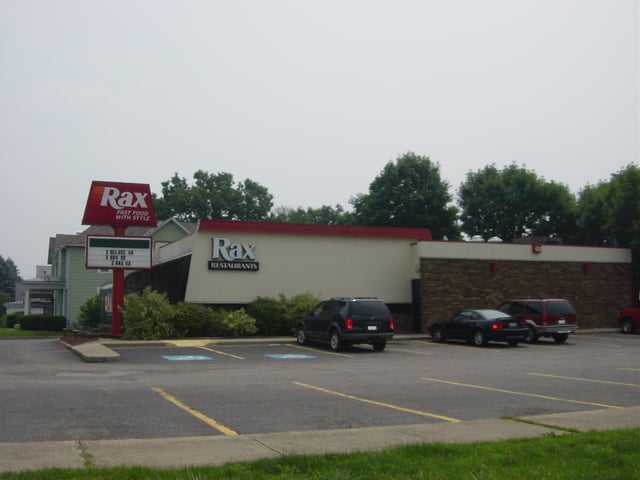 An older Rax still in operation in Lancaster, Ohio. This location was later featured on an episode of Pittsburgh Dad.