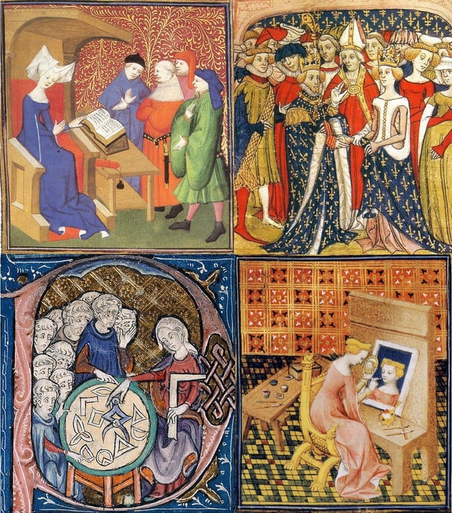 Royal women's activities in the Middle Ages