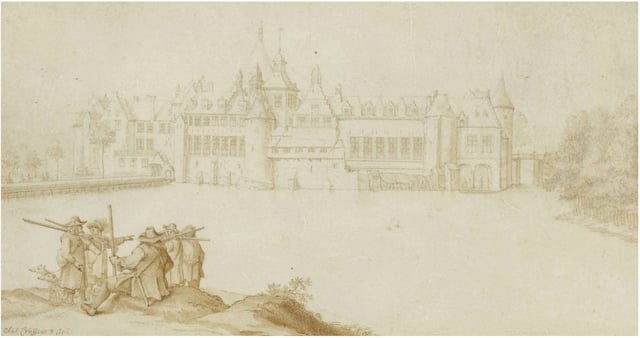 Tervuren Castle near Brussels, by Anthonie Crussens, c. 1655