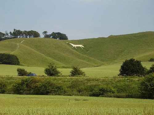 Cherhill White Horse, east of Calne
